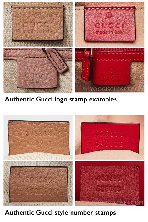 gucci a0195|Gucci bag interior tag.